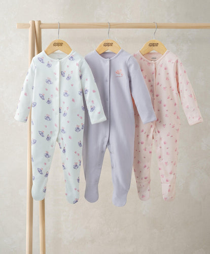 Mamas & Papas All-in-Ones & Bodysuits Ballerina Sleepsuits (Pack of 3)