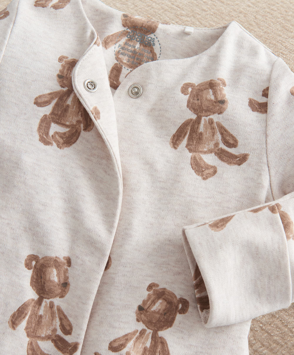 Mamas &amp; Papas All-in-Ones &amp; Bodysuits Bear Print All In One