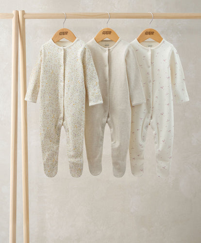 Mamas & Papas All-in-Ones & Bodysuits Bunny Sleepsuits (Pack of 3)