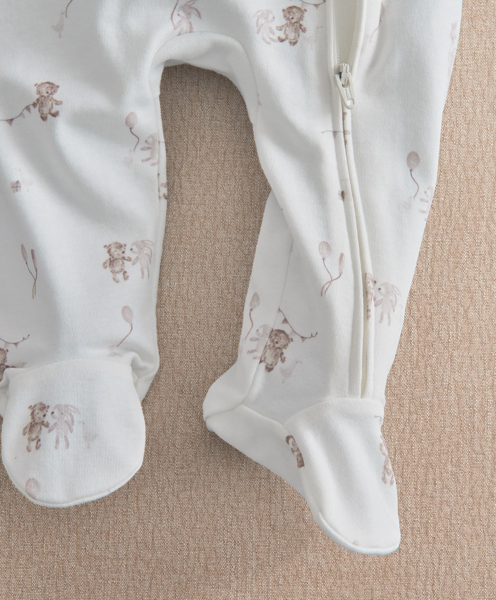 Mamas &amp; Papas All-in-Ones &amp; Bodysuits Celebration Print Zip All In One