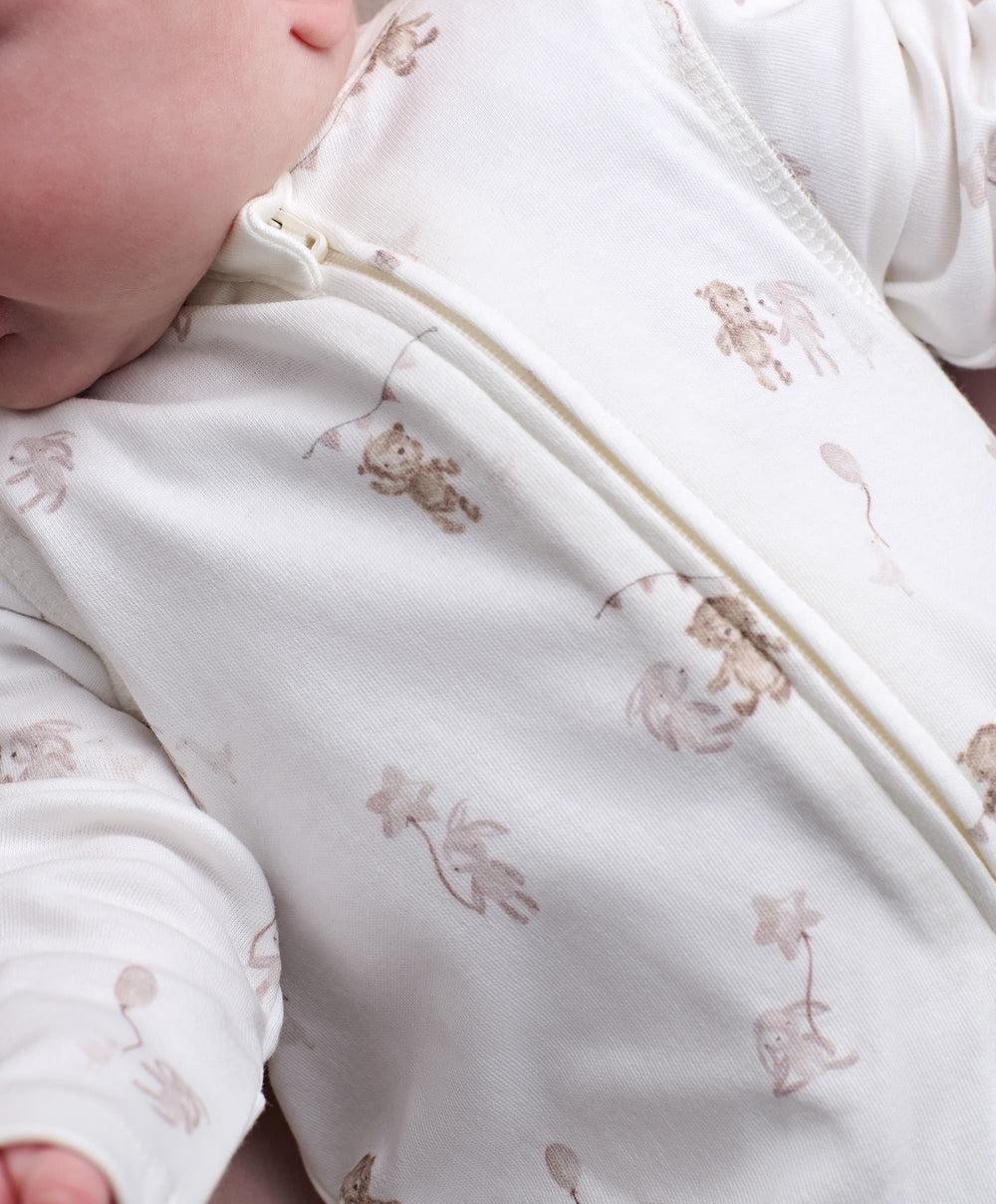 Mamas &amp; Papas All-in-Ones &amp; Bodysuits Celebration Print Zip All In One