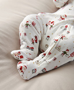 Mamas & Papas All-in-Ones & Bodysuits Christmas Santa Print All In One