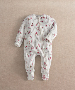 Mamas & Papas All-in-Ones & Bodysuits Christmas Santa Print All In One