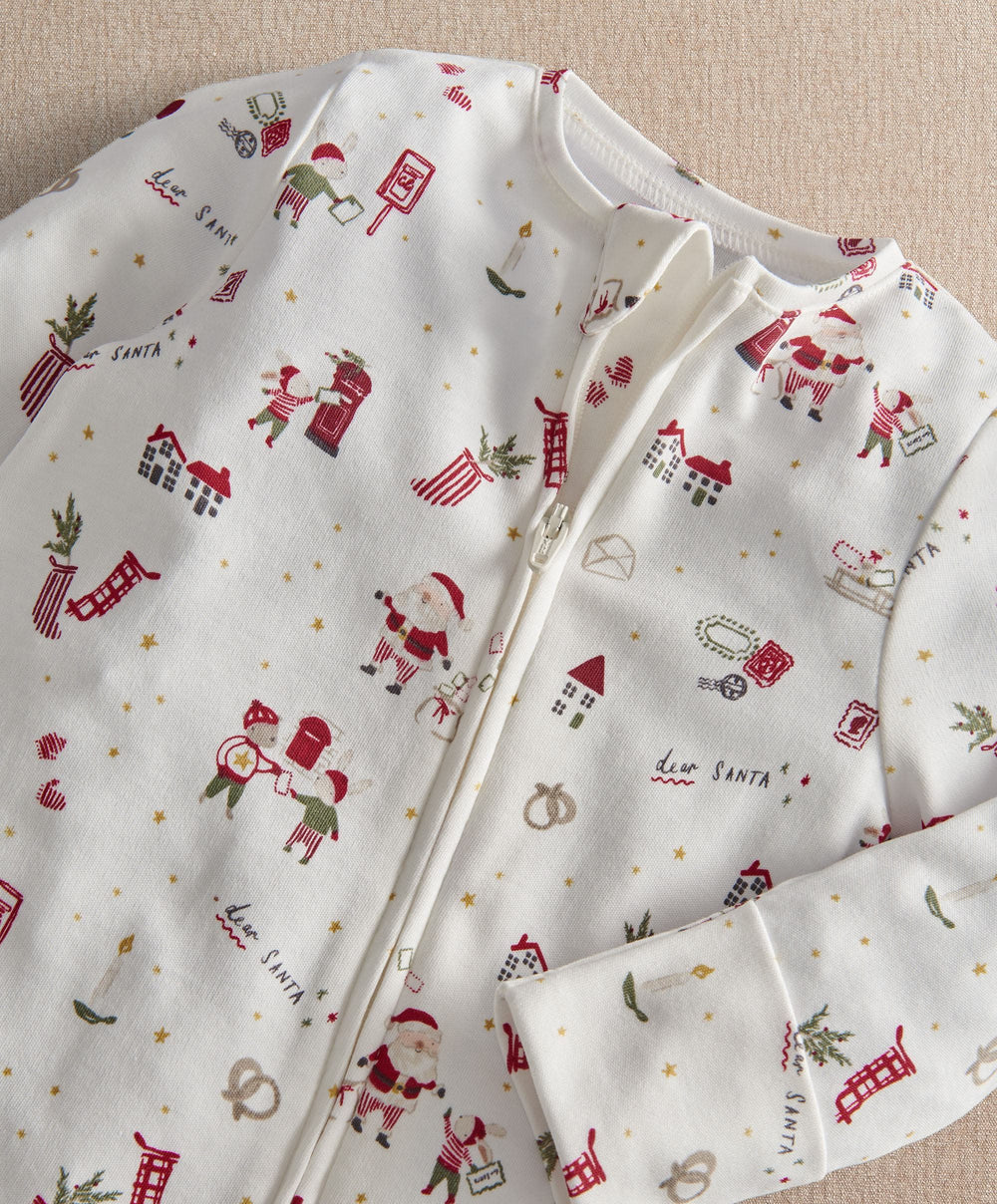 Mamas &amp; Papas All-in-Ones &amp; Bodysuits Christmas Santa Print All In One