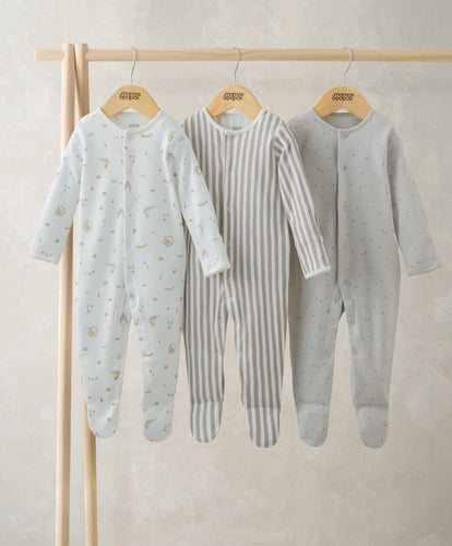 Mamas & Papas All-in-Ones & Bodysuits Circus Sleepsuits (Pack of 3)