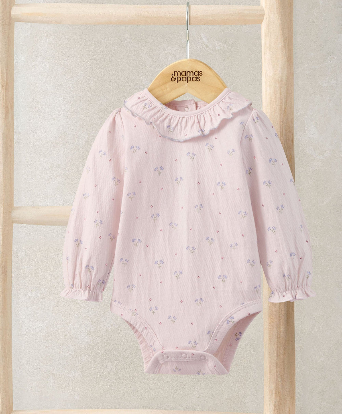 Mamas & Papas All-in-Ones & Bodysuits Crinkle Floral Bodysuit