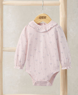 Mamas & Papas All-in-Ones & Bodysuits Crinkle Floral Bodysuit