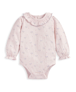 Mamas & Papas All-in-Ones & Bodysuits Crinkle Floral Bodysuit