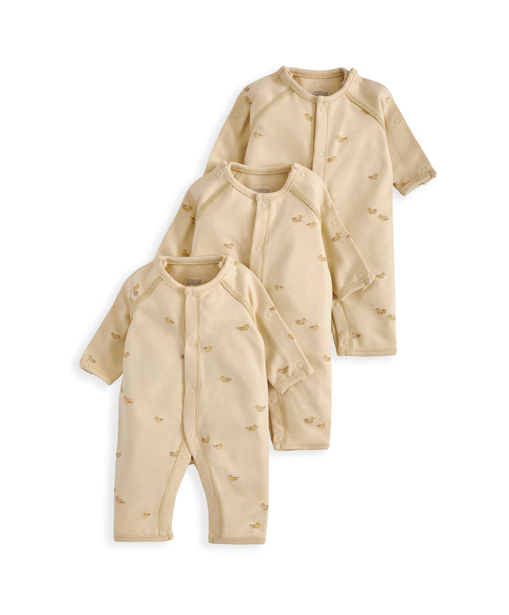 Mamas &amp; Papas All-in-Ones &amp; Bodysuits Duckling Premature Rompers (Pack of 3)