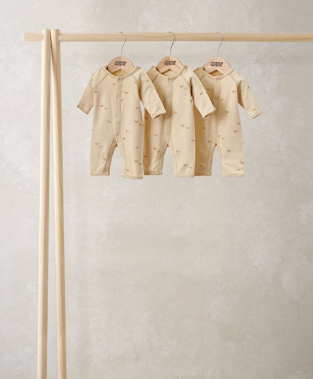Mamas &amp; Papas All-in-Ones &amp; Bodysuits Duckling Premature Rompers (Pack of 3)