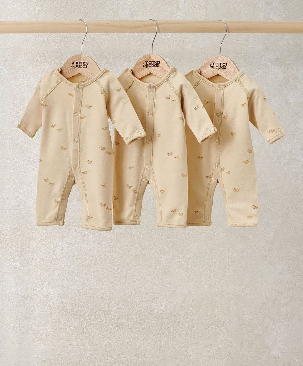 Mamas & Papas All-in-Ones & Bodysuits Duckling Premature Rompers (Pack of 3)