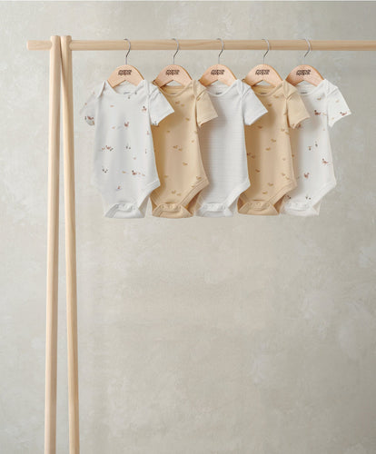 Mamas & Papas All-in-Ones & Bodysuits Duckling Short-Sleeved Bodysuits (Pack of 5)