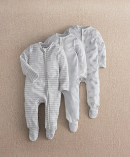 Mamas & Papas All-in-Ones & Bodysuits Elephant Print Sleepsuit