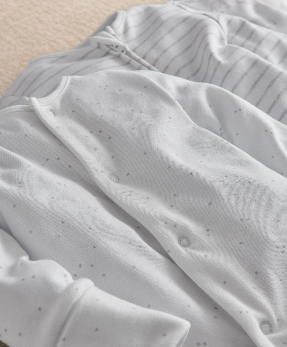 Mamas &amp; Papas All-in-Ones &amp; Bodysuits Elephant Print Sleepsuit