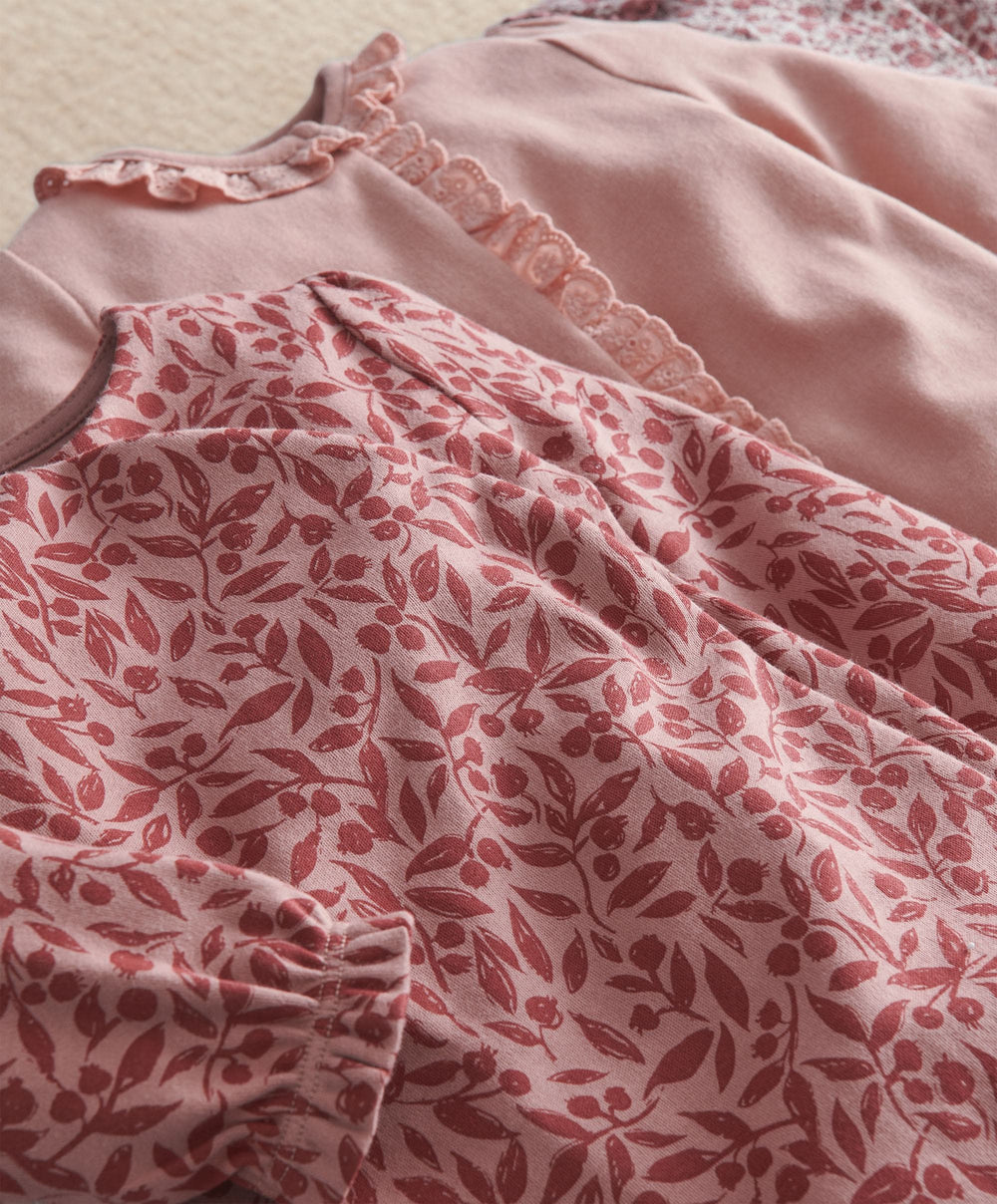 Mamas &amp; Papas All-in-Ones &amp; Bodysuits Floral Frill Detail Sleepsuit