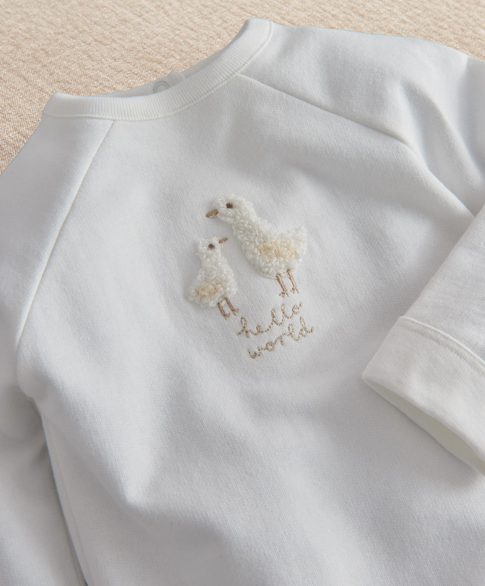 Mamas &amp; Papas All-in-Ones &amp; Bodysuits Hello World Duck All In One