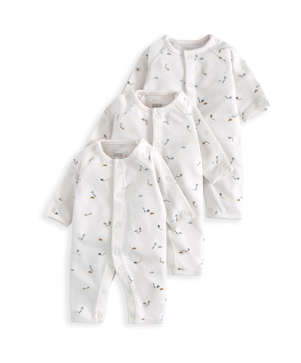 Mamas &amp; Papas All-in-Ones &amp; Bodysuits Kites Premature Rompers (Pack of 3)