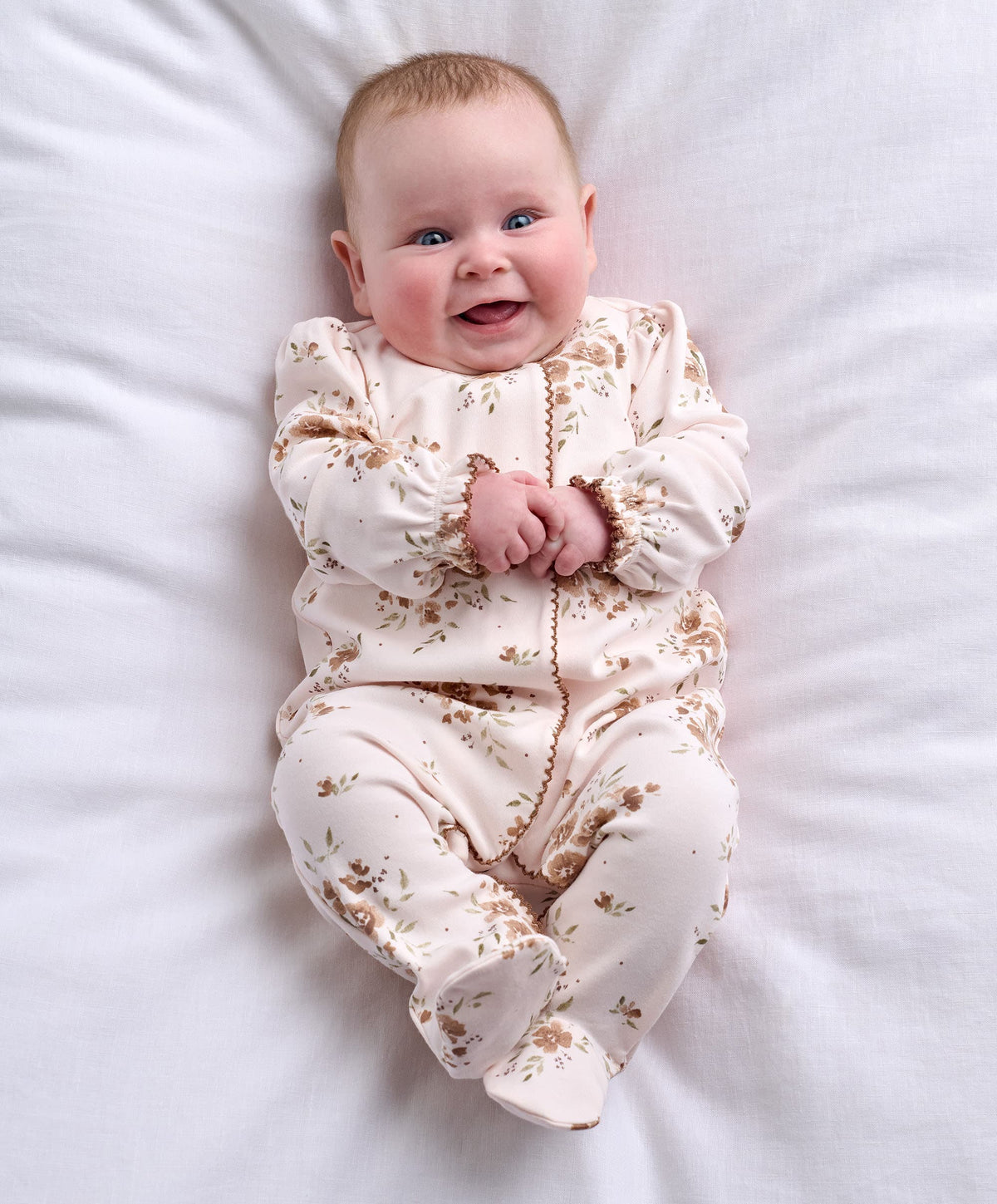 Mamas & Papas All-in-Ones & Bodysuits Large Floral Print All In One