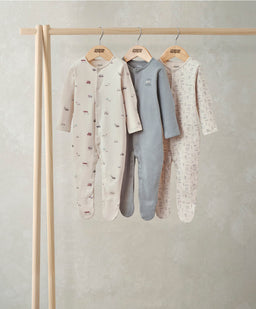 Mamas & Papas All-in-Ones & Bodysuits Little Explorer Sleepsuits (Pack of 3)