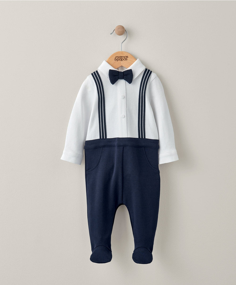 Mamas &amp; Papas All-in-Ones &amp; Bodysuits Mock Brace Jersey All-In-One