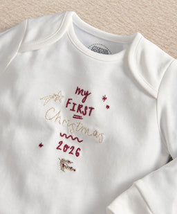 Mamas & Papas All-in-Ones & Bodysuits My First Christmas Bodysuit