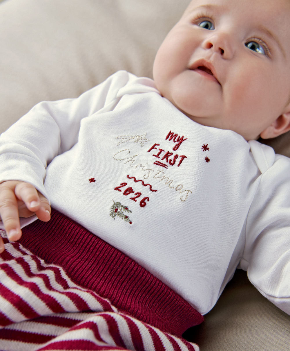 Mamas &amp; Papas All-in-Ones &amp; Bodysuits My First Christmas Bodysuit