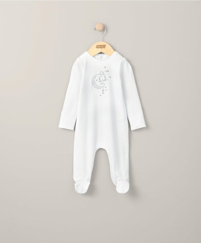 Mamas & Papas All-in-Ones & Bodysuits My First Eid Sleepsuit - White