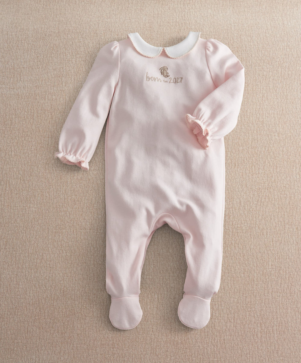 Mamas & Papas All-in-Ones & Bodysuits Pink Born In 2027 All In One