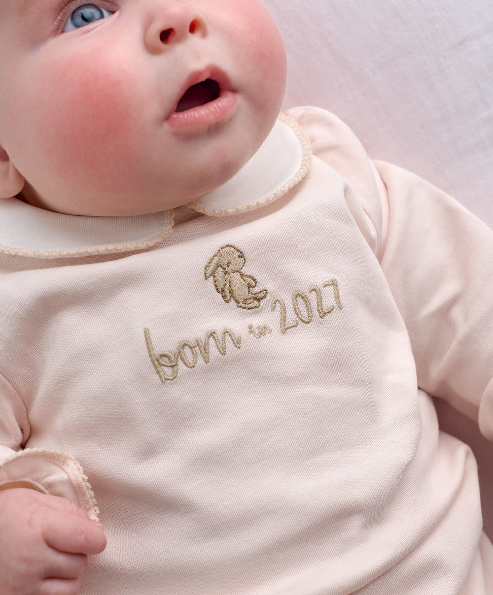 Mamas &amp; Papas All-in-Ones &amp; Bodysuits Pink Born In 2027 All In One