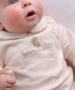 Mamas & Papas All-in-Ones & Bodysuits Pink Born In 2027 All In One