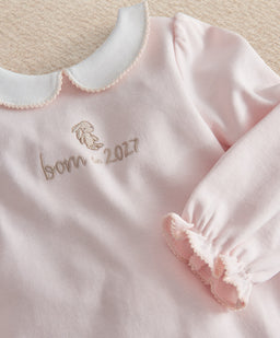 Mamas & Papas All-in-Ones & Bodysuits Pink Born In 2027 All In One