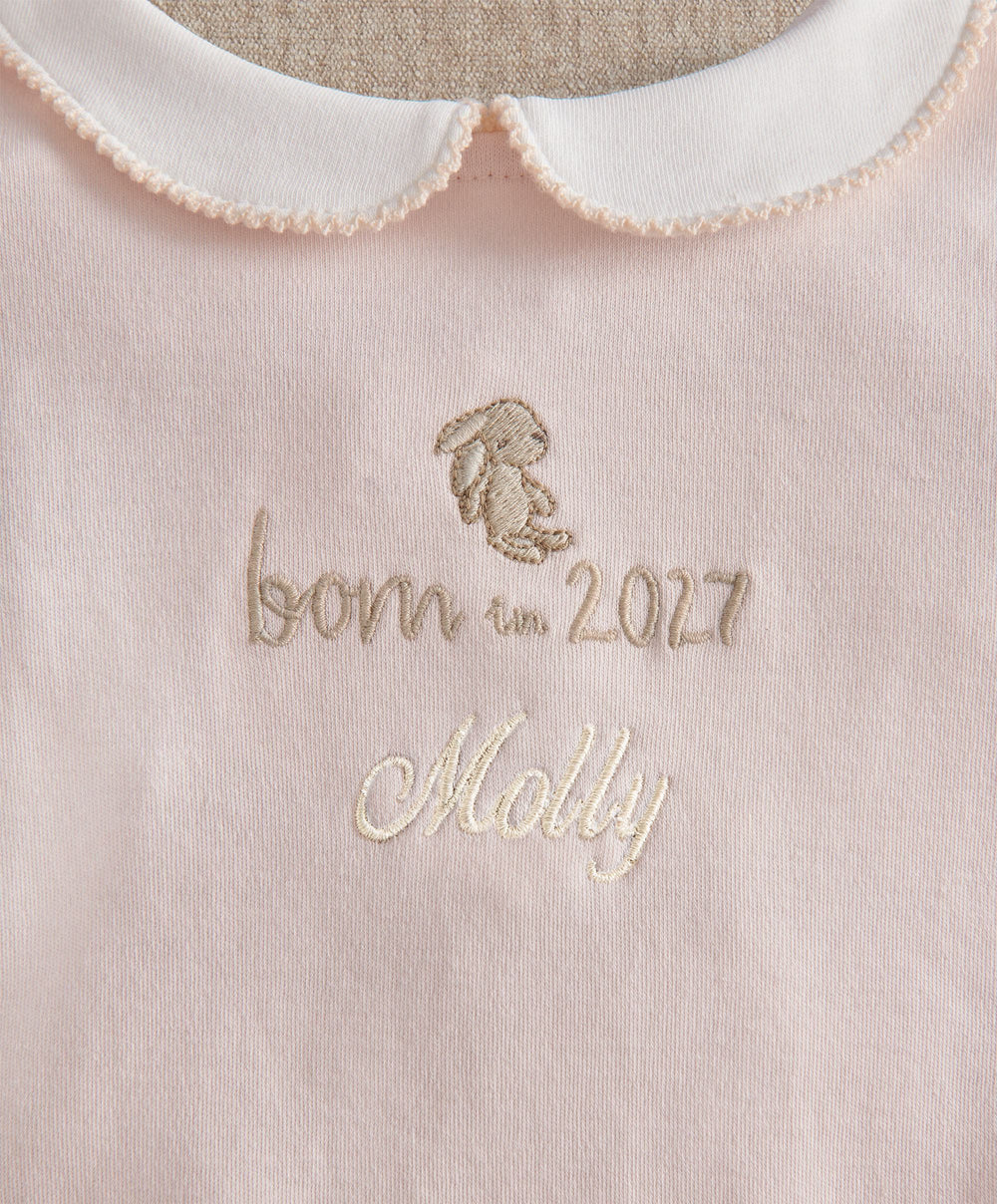 Mamas &amp; Papas All-in-Ones &amp; Bodysuits Pink Born In 2027 All In One