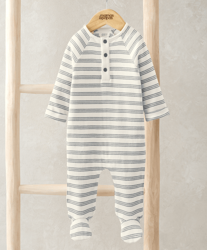 Mamas & Papas All-in-Ones & Bodysuits Ribbed Striped All In One