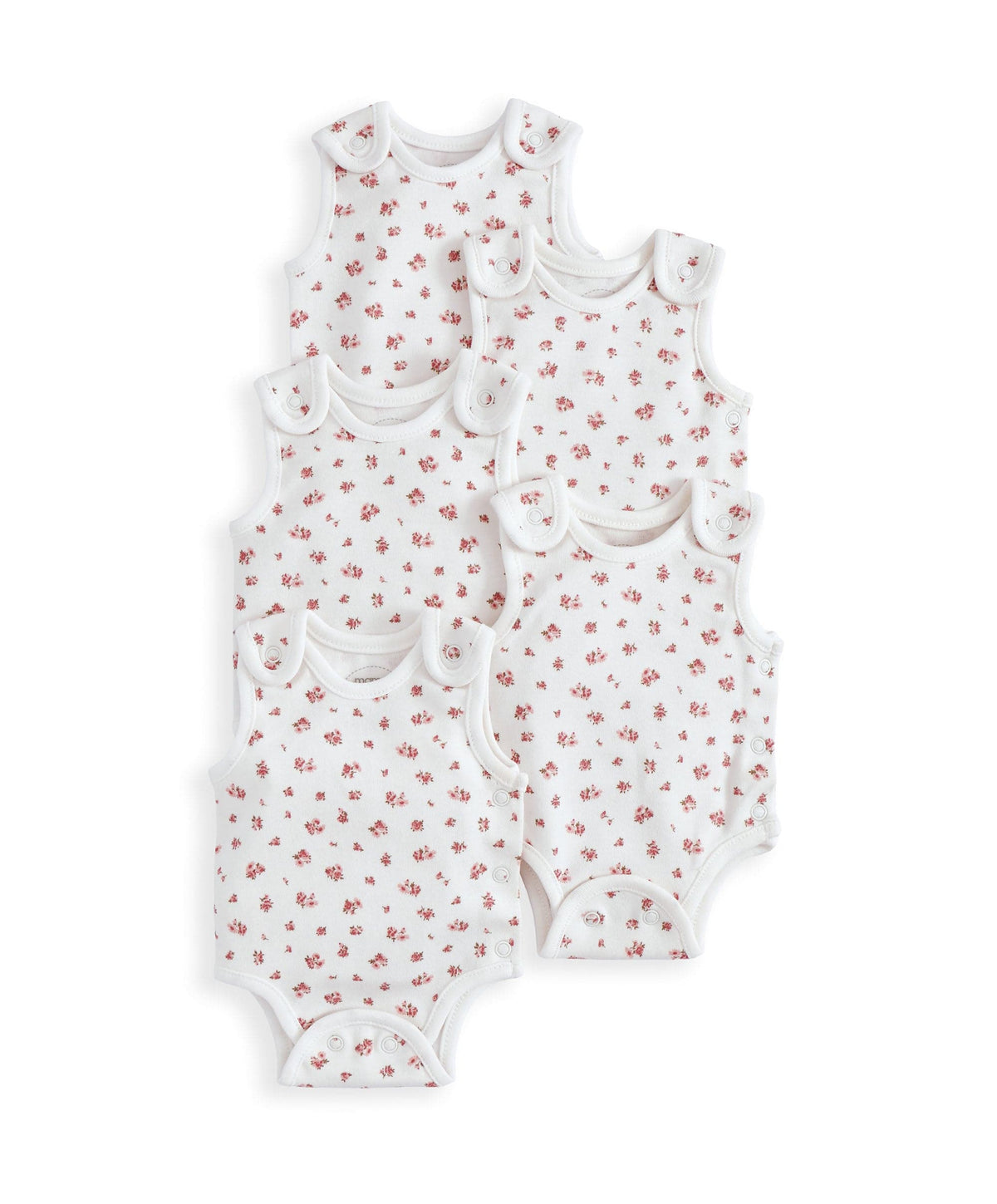 Rose Premature Bodysuits (Pack of 5) – Mamas & Papas UK