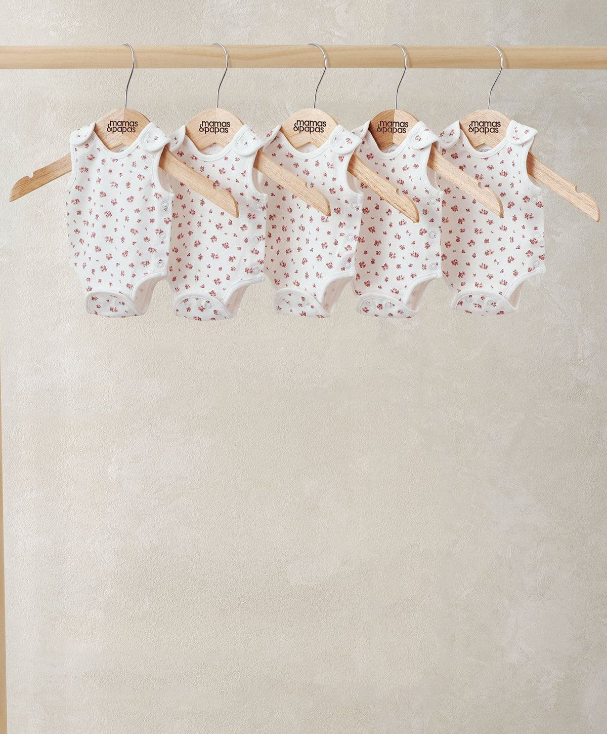 Mamas & Papas All-in-Ones & Bodysuits Rose Premature Bodysuits (Pack of 5)