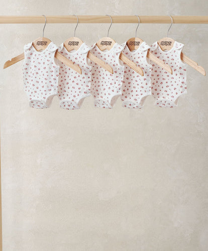 Mamas & Papas All-in-Ones & Bodysuits Rose Premature Bodysuits (Pack of 5)