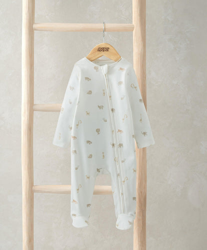 Mamas & Papas All-in-Ones & Bodysuits Safari All Over Print All in One