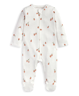 Mamas & Papas All-in-Ones & Bodysuits Strawberry Zip Sleepsuit