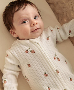Mamas & Papas All-in-Ones & Bodysuits Strawberry Zip Sleepsuit