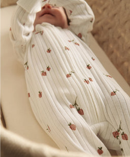 Mamas & Papas All-in-Ones & Bodysuits Strawberry Zip Sleepsuit