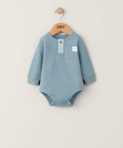 Mamas & Papas All-in-Ones & Bodysuits Waffle Bodysuit - Blue