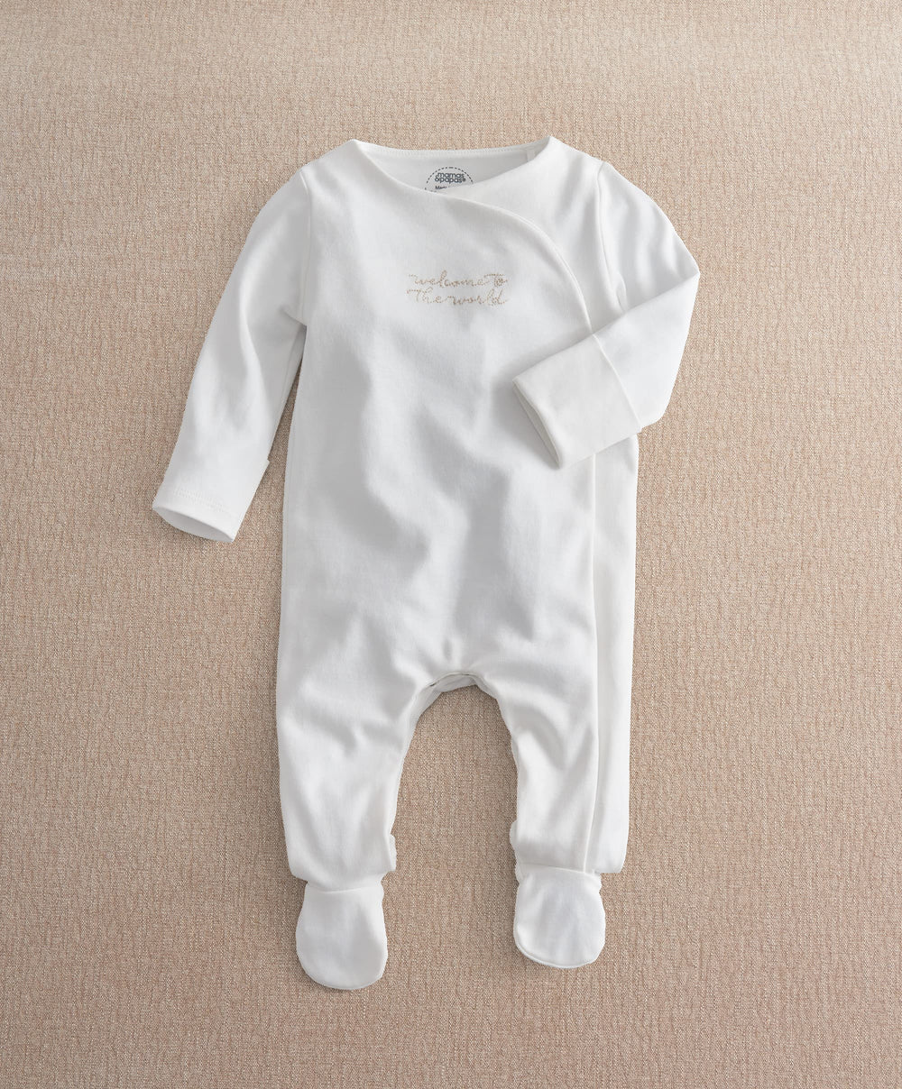 Mamas &amp; Papas All-in-Ones &amp; Bodysuits Welcome To The World All In One