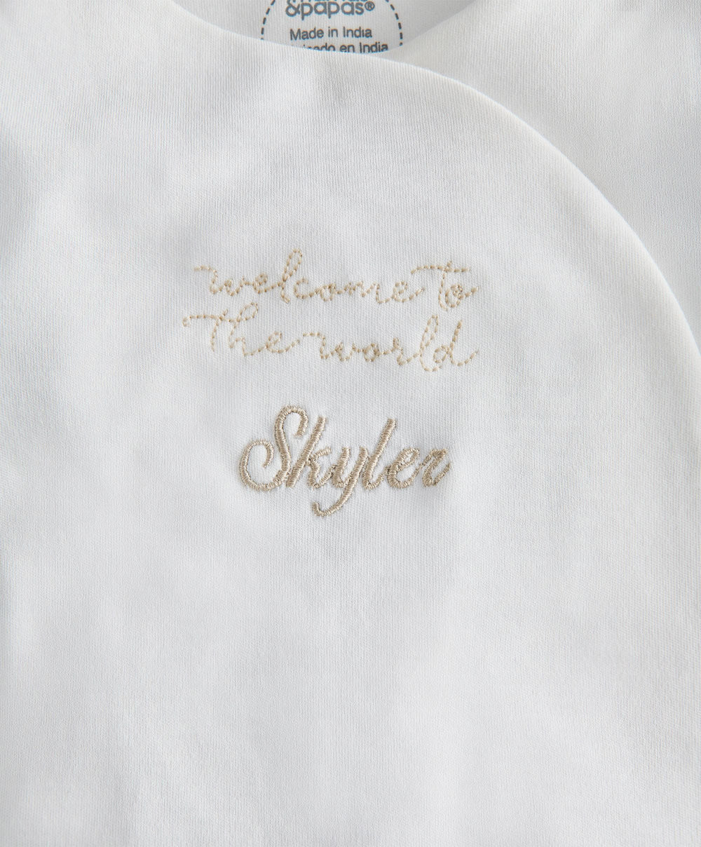 Mamas &amp; Papas All-in-Ones &amp; Bodysuits Welcome To The World All In One