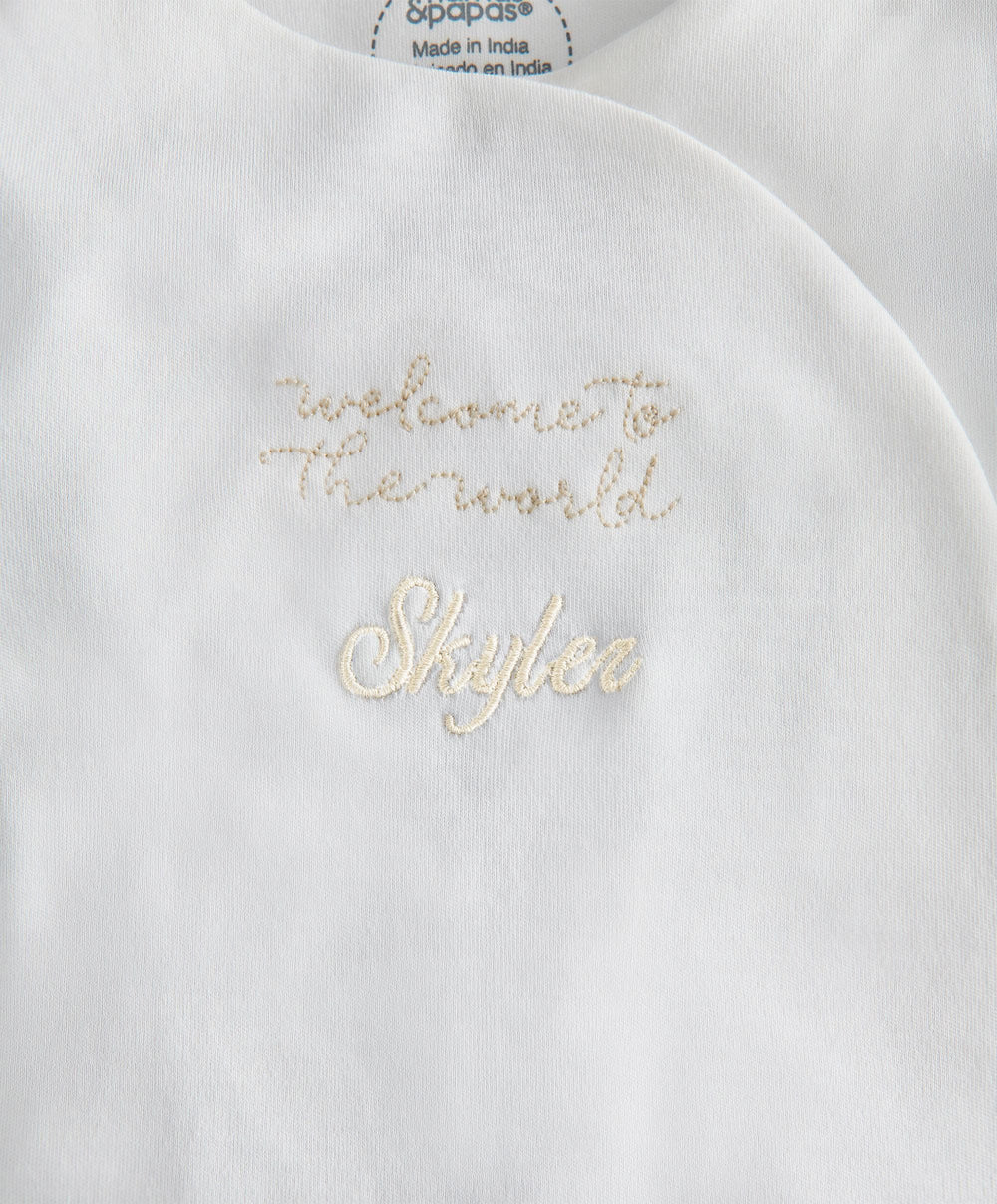 Mamas &amp; Papas All-in-Ones &amp; Bodysuits Welcome To The World All In One