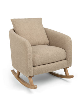 Mamas & Papas Alma Nursing Chair & Stool - Fawn Boucle
