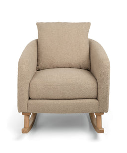 Mamas & Papas Alma Nursing Chair & Stool - Fawn Boucle