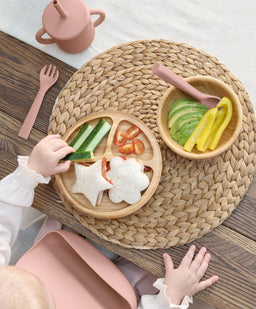 Mamas & Papas Baby Weaning First Mealtime Bamboo Set - Melba