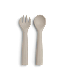 Mamas & Papas Baby Weaning First Mealtime Bamboo Set - Truffle