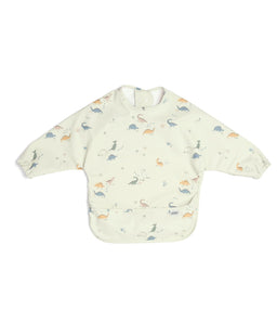 Mamas & Papas Baby Weaning Long-sleeved Bibs (2 Pack) - Dino Stripe
