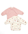Mamas & Papas Baby Weaning Santa & Friends Long Sleeved Bibs Pack of 2